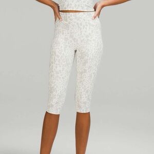 Lululemon Align Cheetah Cropped Leggings 0